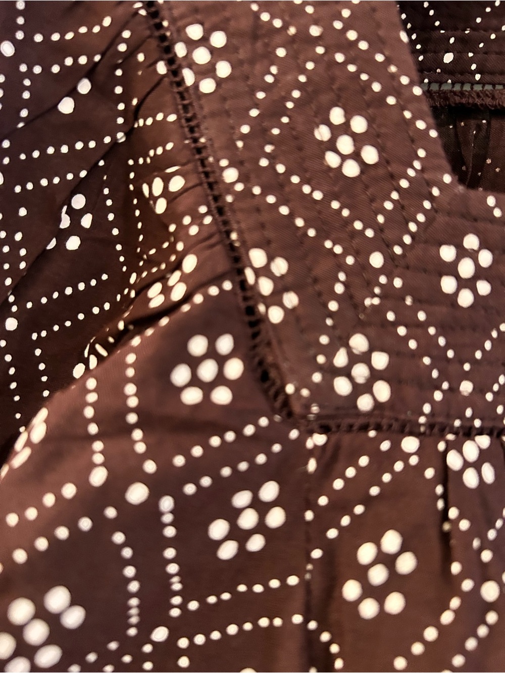 Madewell Flutter Sleeve Top Brown Plum Size XL - Picture 7 of 14